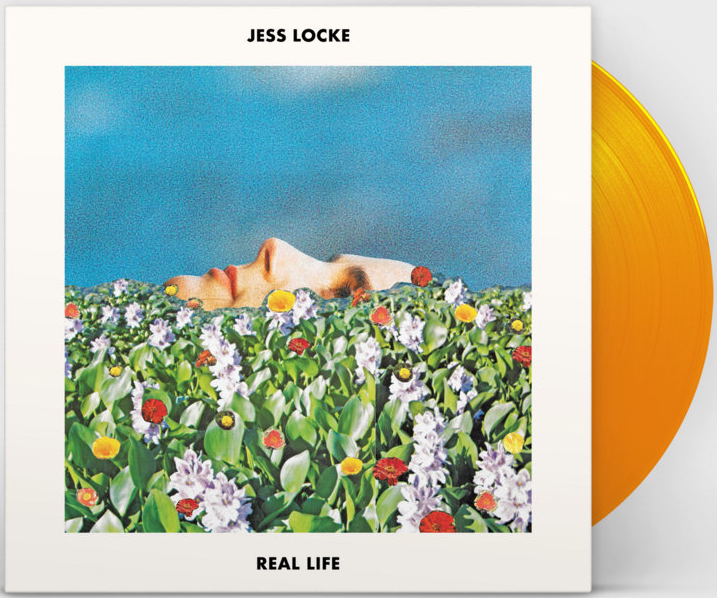 jess locke - real life vinyl translucent orange